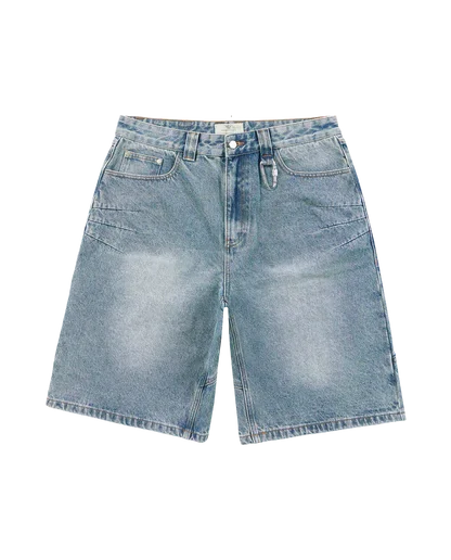 Blue Basic Jorts