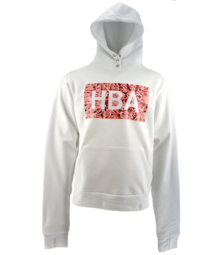 HOOD BY AIR MEAT HOODIE WHITE