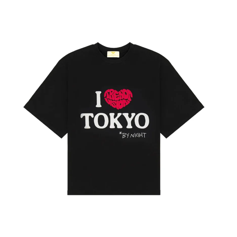 Trendt Vision Black I Love Tokyo Shirt