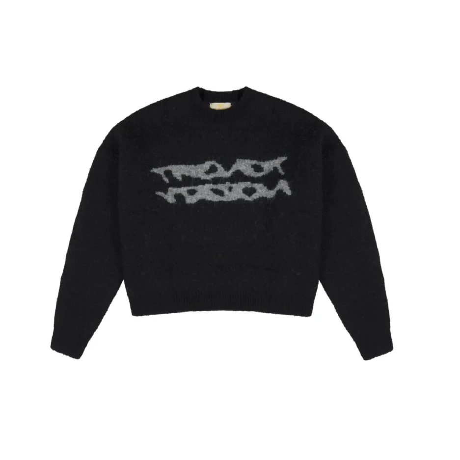 Mohair Logo Knit Trendt Vision