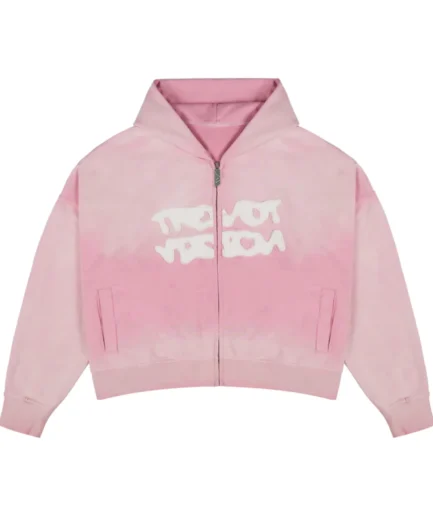 Trendt Vision Pink Zip Up Hoodie