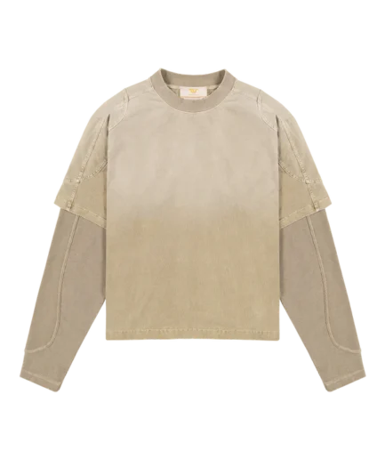 Sand Double Layered Long Sleeve