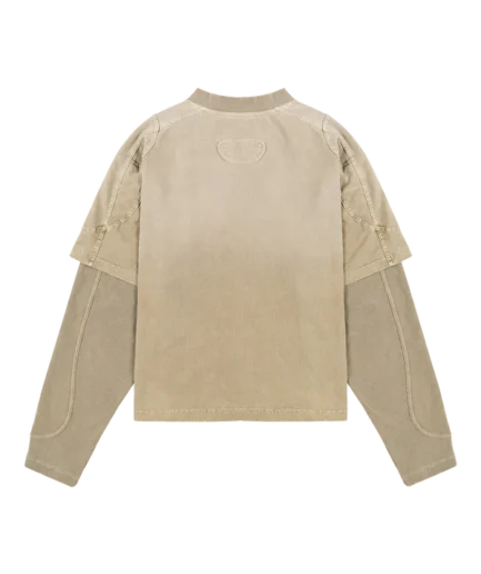 Sand Double Layered Long Sleeve