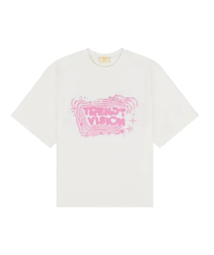 White “TRV FM” Shirt Trendt Vision