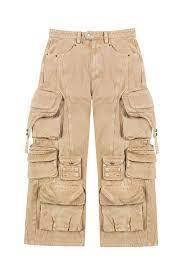 Multi Pocket Safari Cargo Pants