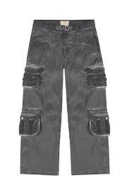 Heavy Wash Grey Cargo